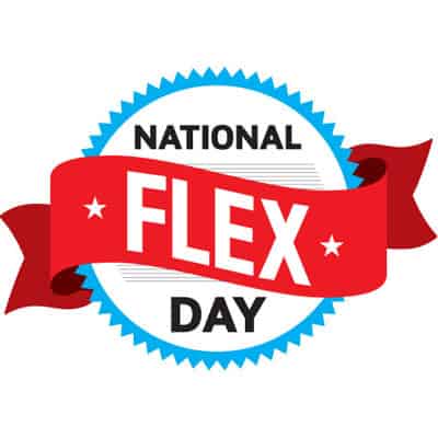 National Flex Day Badge